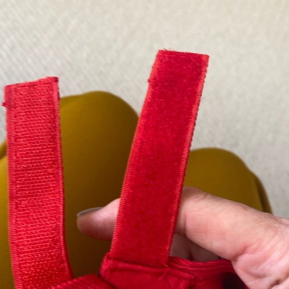 Harley Davidson Red with Flames Logo Ballcap - Picture 5 of 6